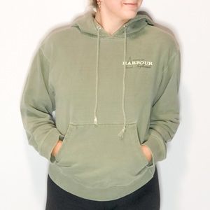 SEAL BEACH HARBOUR SURFBOARDS GREEN HOODIE